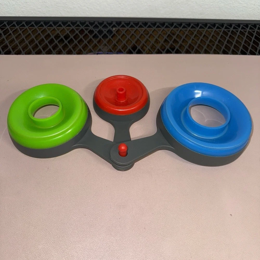 Collapsible Silicone Funnel Set of 3 Nesting Kitchen Funnels w‎ Hanging Ring